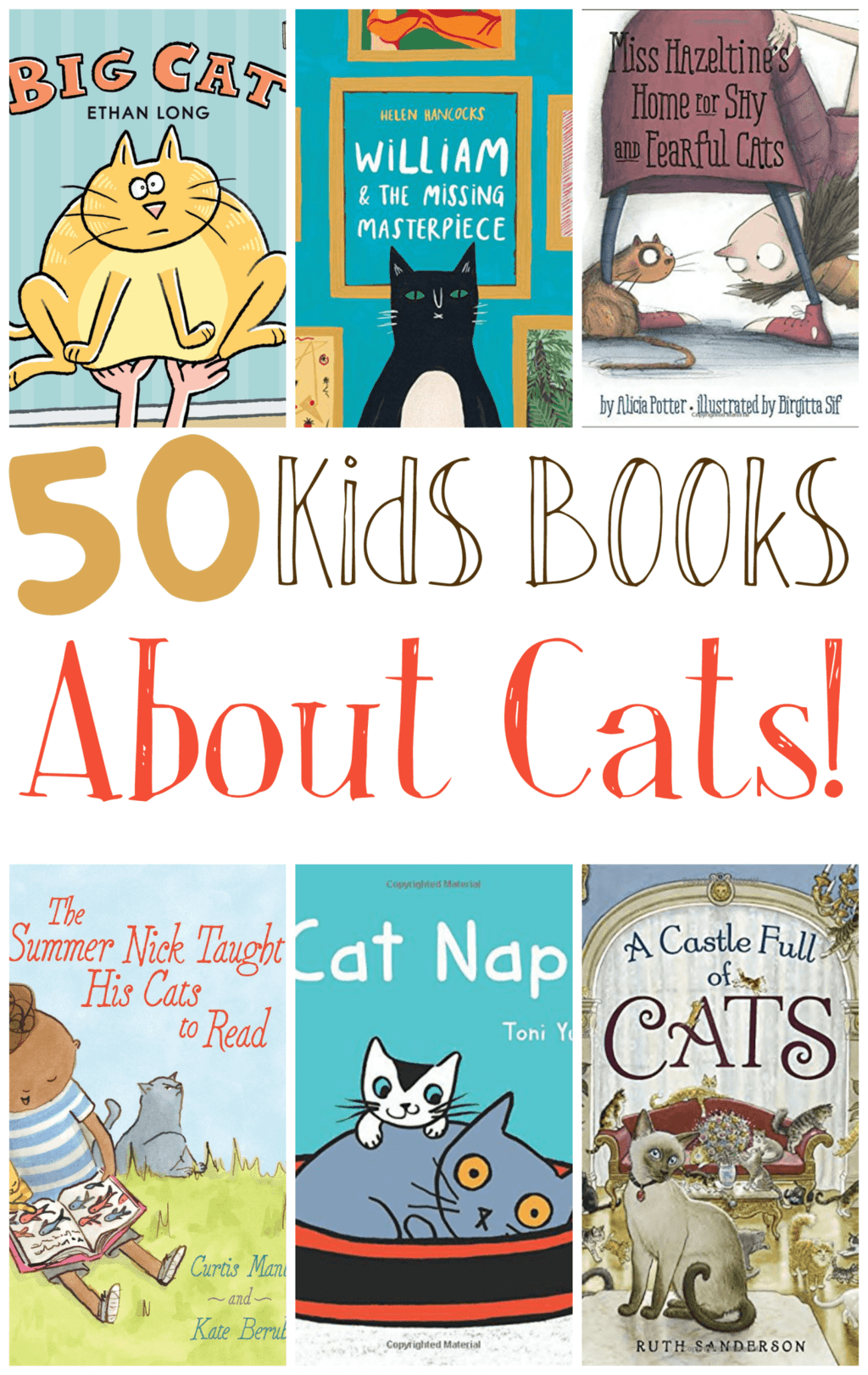 50 Toddler Books About Cats | Best Cat Books For Kids