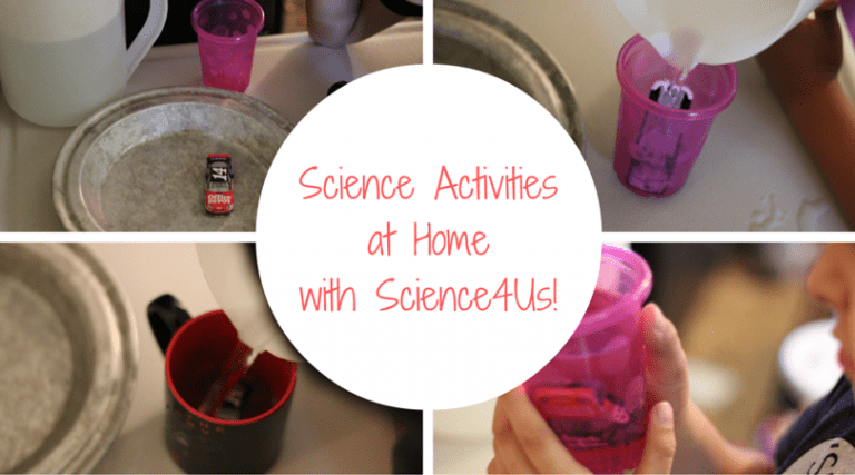 At Home Science Activities With Science4Us!