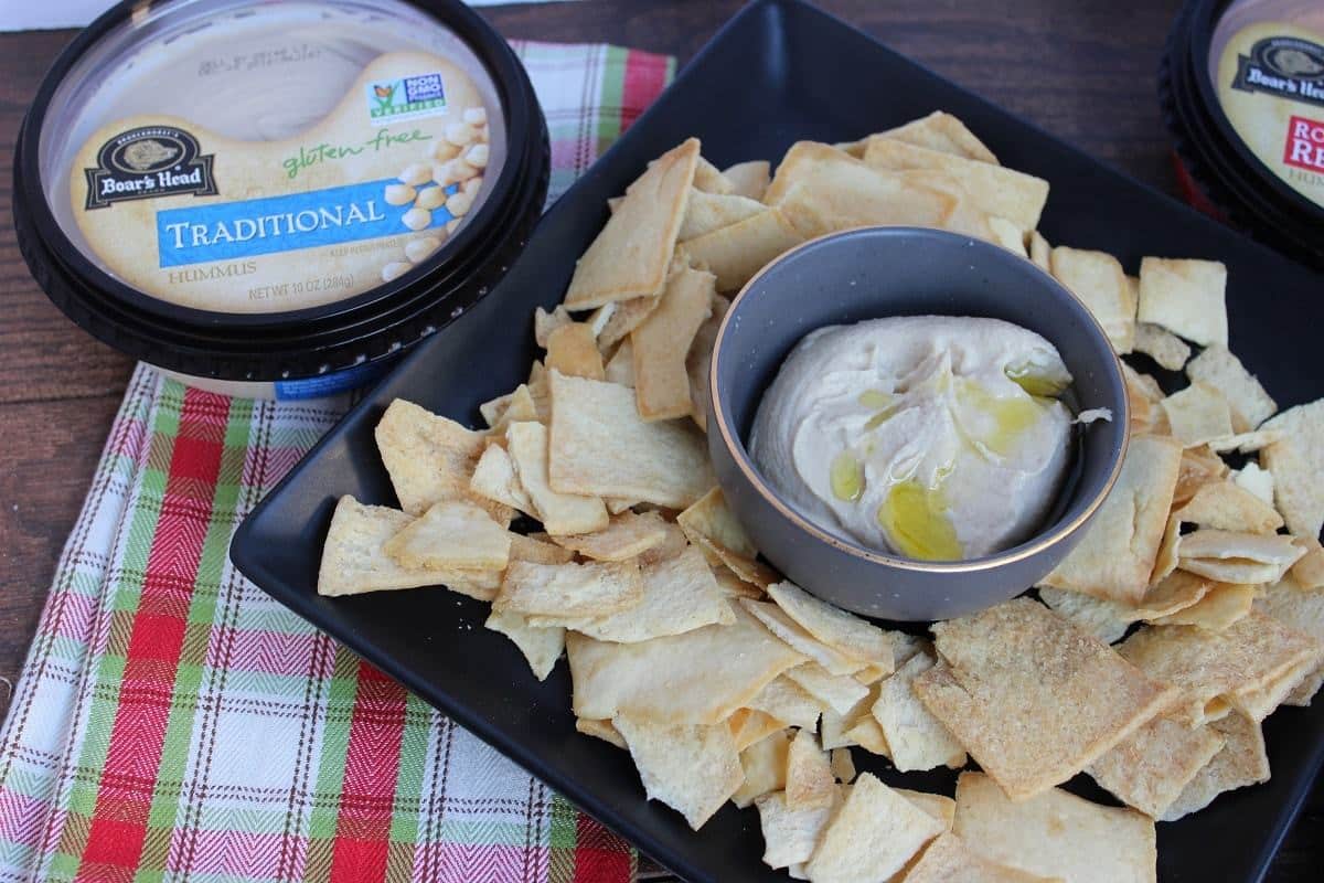 Super Easy Hummus Party Platters
