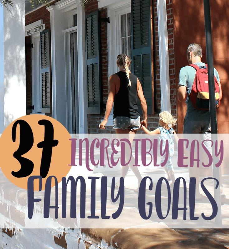 37 Incredibly Easy Family Goals