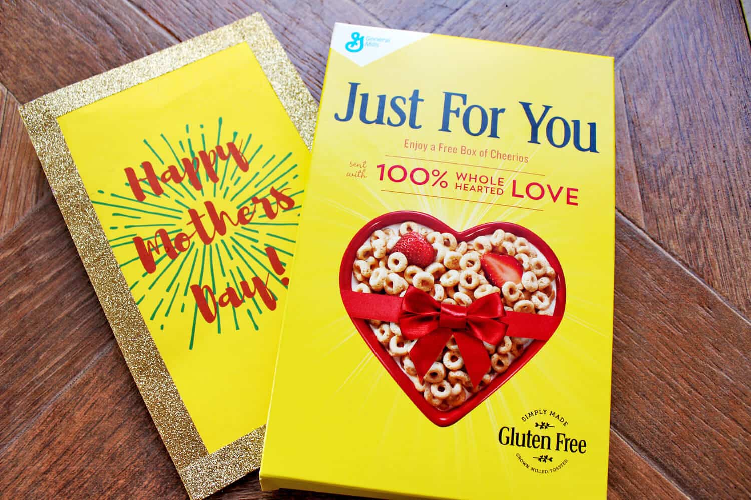 Giving a free box of Cheerios for Mother's Day Easy Mother's Day Giving Ideas for Kids