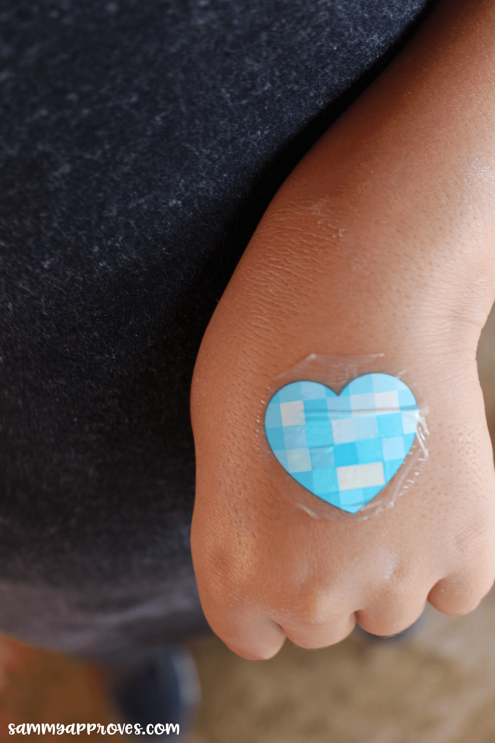 My UV protection patch from La Roche-Posay Why Quality Sunscreen Is the Best Investment for Family Outings