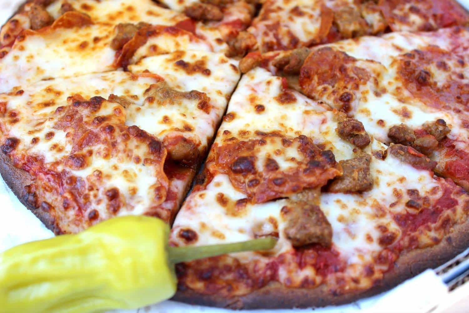 Gluten free crust- Delivered from Papa John's Pizza! Last Minute Entertaining Ideas for Happy Guests! - Plan Without Stress