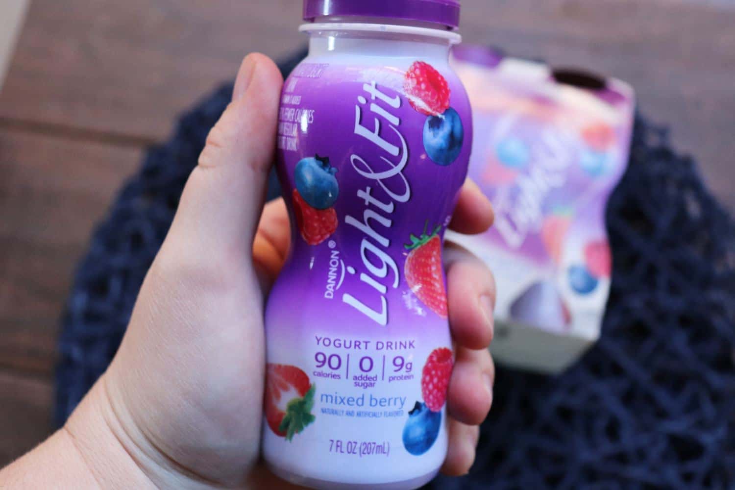 Dannon Light & Fit Yogurt Drink great for on the go moms 10 Healthy Goals for Busy Pregnant Moms