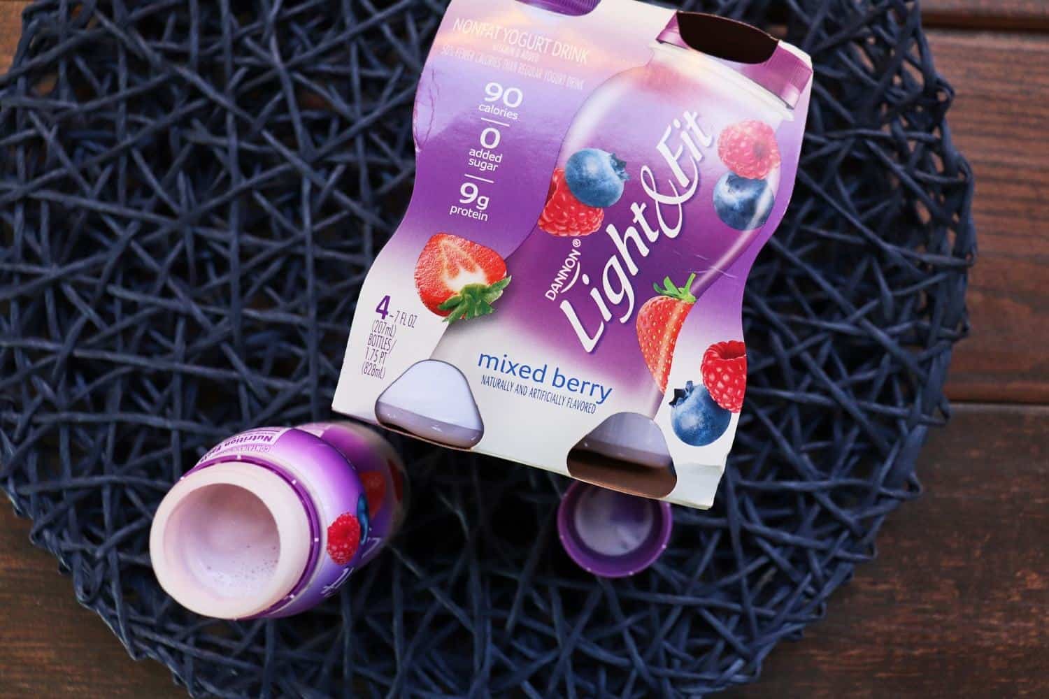 Dannon yogurt drinks are so creamy and yummy 10 Healthy Goals for Busy Pregnant Moms