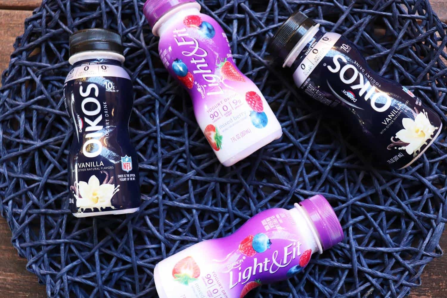 Dannon Oikos and Light & Fit yogurt drinks 10 Healthy Goals for Busy Pregnant Moms