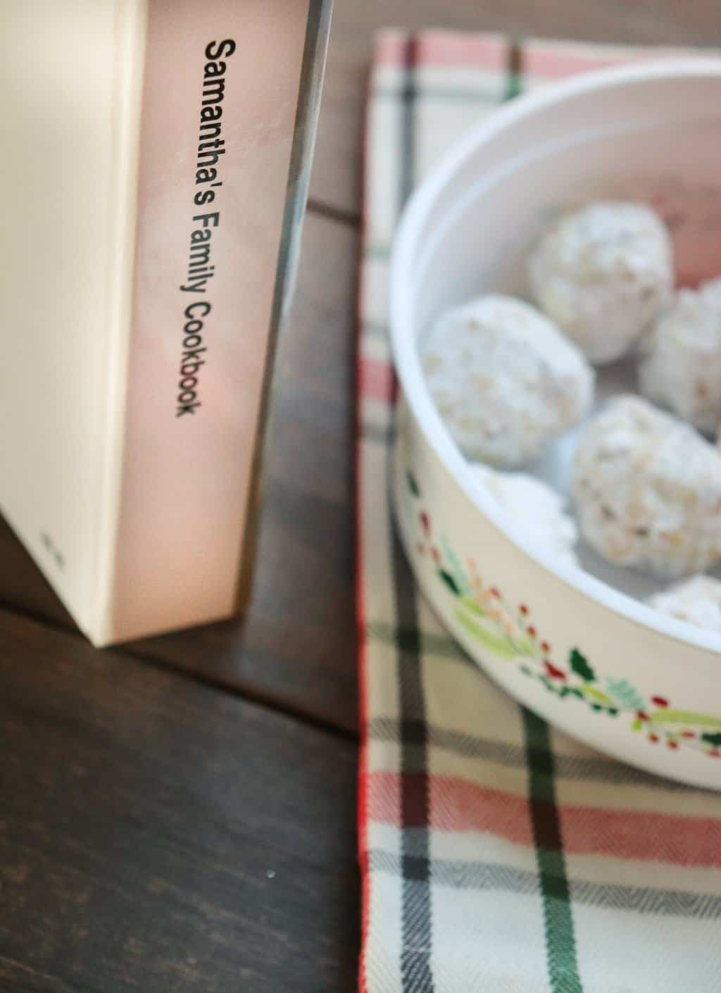 CreateMyCookbook personalized cookbook Russian Tea Cakes with CreateMyCookbook