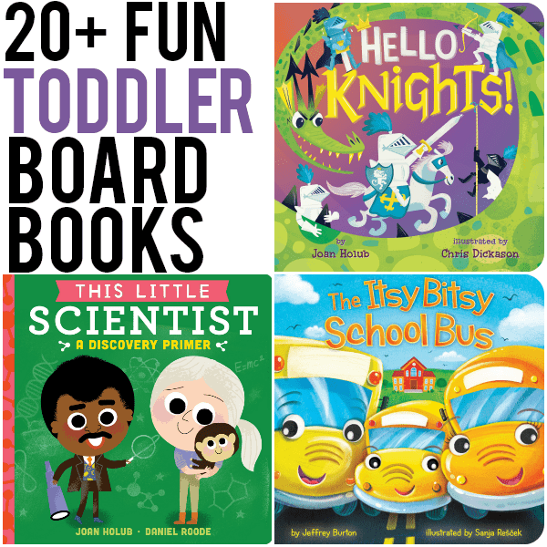 20+ Fun Toddler Board Books