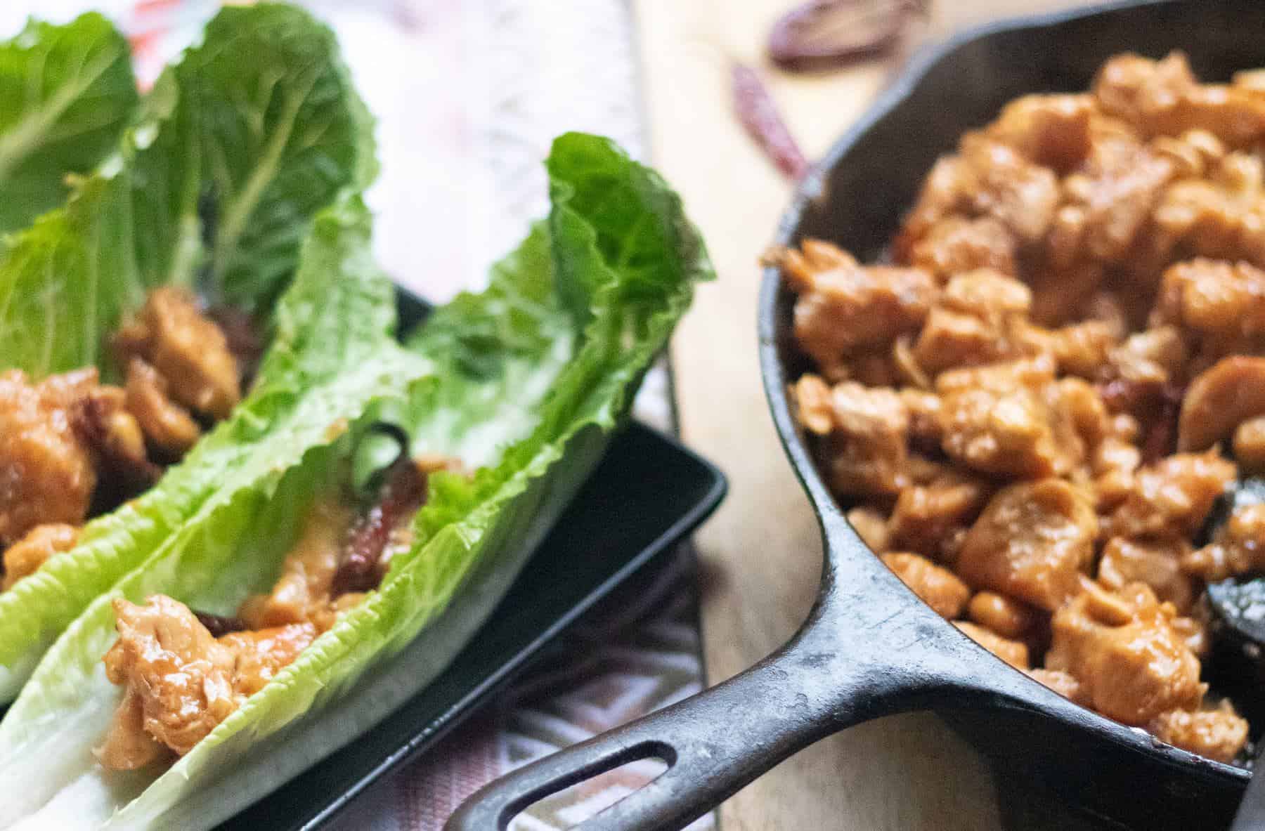 kung pao chicken lettuce wraps Easy Kung Pao Chicken Recipe