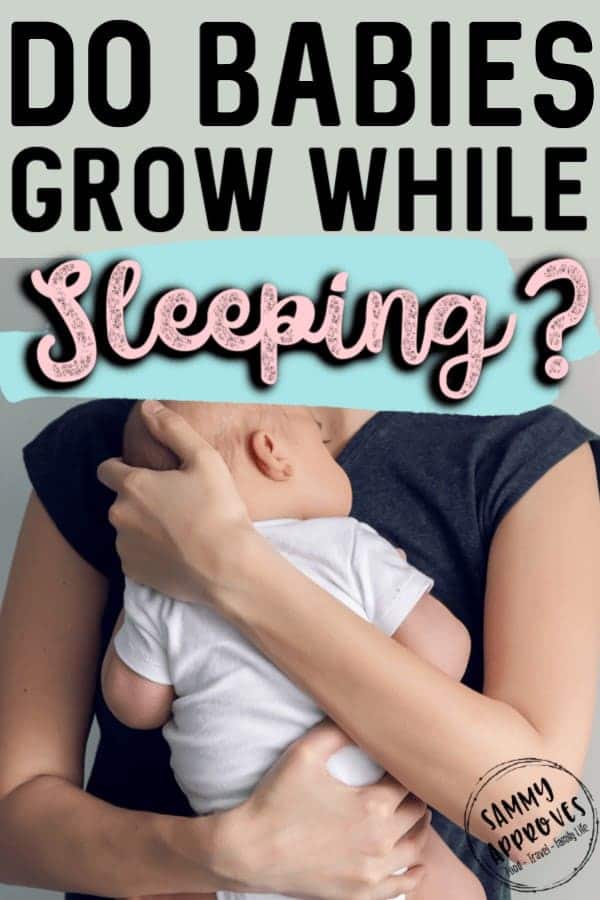 Baby sleeping. Do babies grow while sleeping?