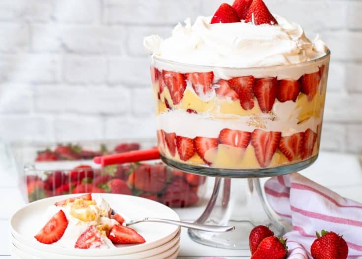 Strawberry Shortcake Trifle 