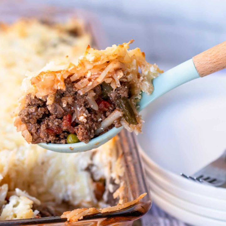 Hash Brown Shepherd's Pie