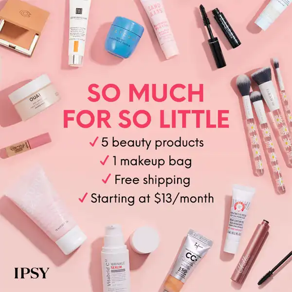 Free Month of Refreshments from Ipsy