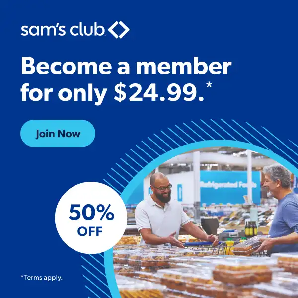 Sam’s Club Membership over 50% OFF