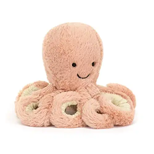 Jellycat Odell Octopus Stuffed Animal, Tiny, 6 inches