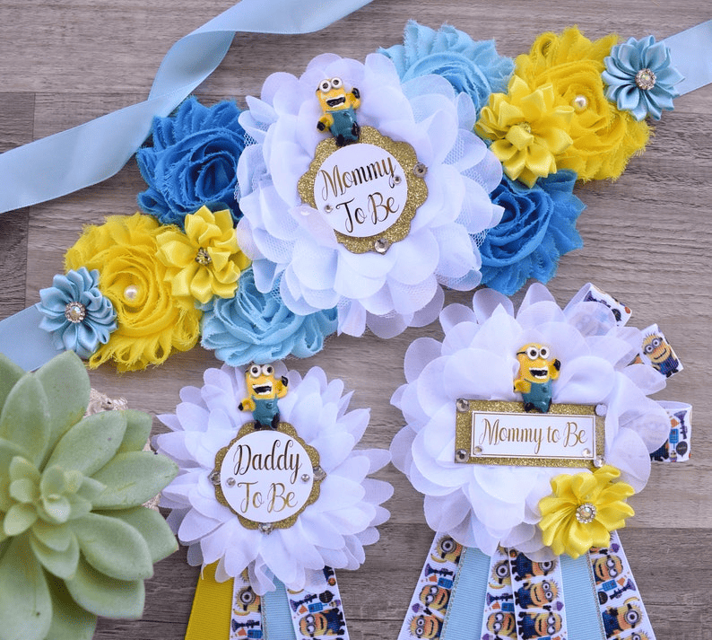 Minions Maternity Sash