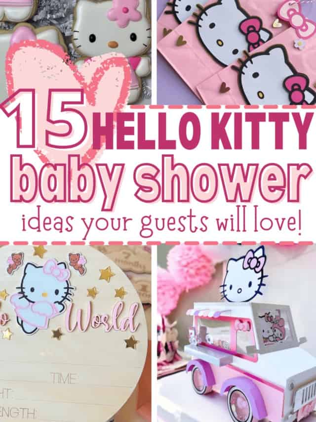 CUTE AND PURRFECT HELLO KITTY BABY SHOWER IDEAS