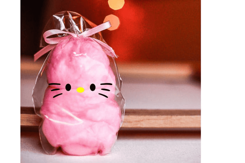 Cotton Candy Hello Kitty Party Favors