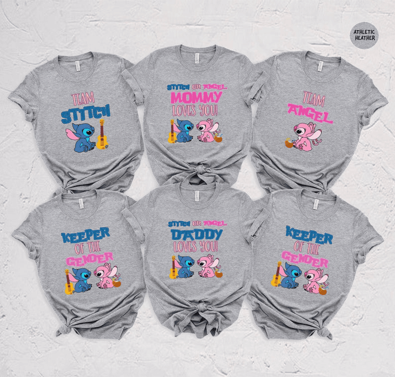 Stitch Gender Party Shirts