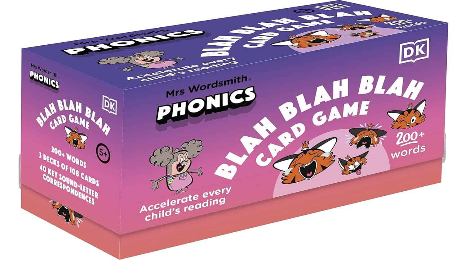 Mrs Wordsmith Phonics Blah Blah Blah Card Game