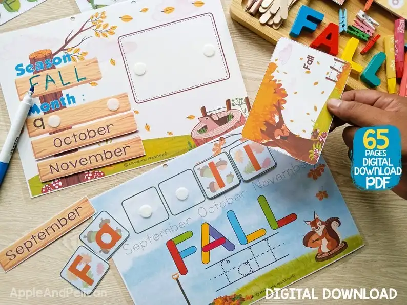 Fall Busy Book Printable