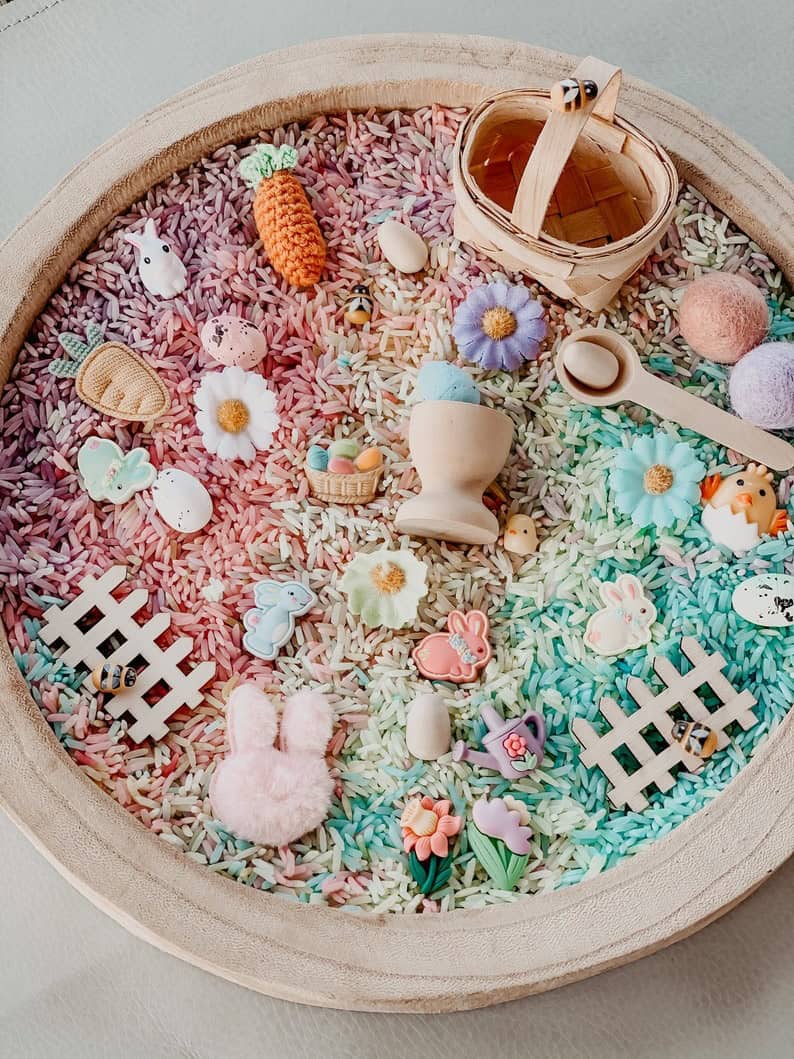 Spring Easter Sensory Bin
