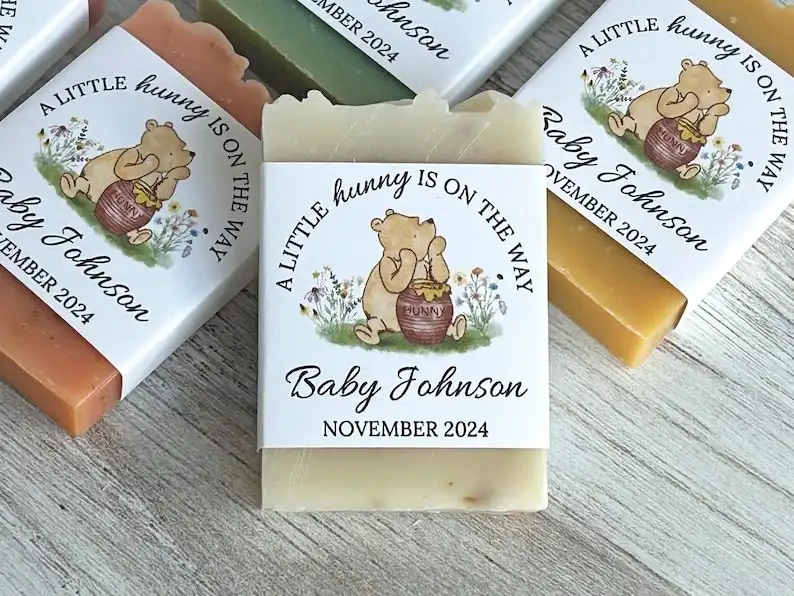 Classic Winnie the Pooh Baby Shower Soap Favor