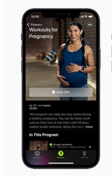 30 Days of Pregnancy Workouts FREE with Apple Fitness+