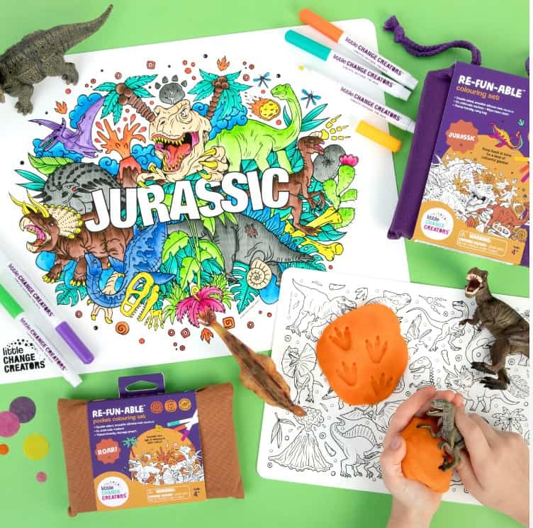 Re-FUN-able Reusable Silicone Colouring Packs