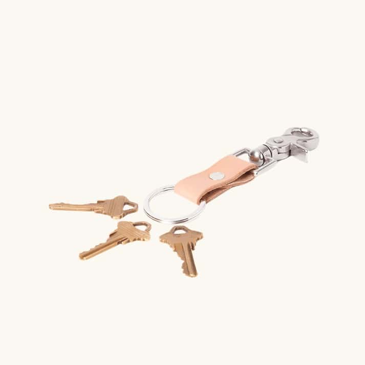 Organic Leather Clip Key Carry HappyPatina