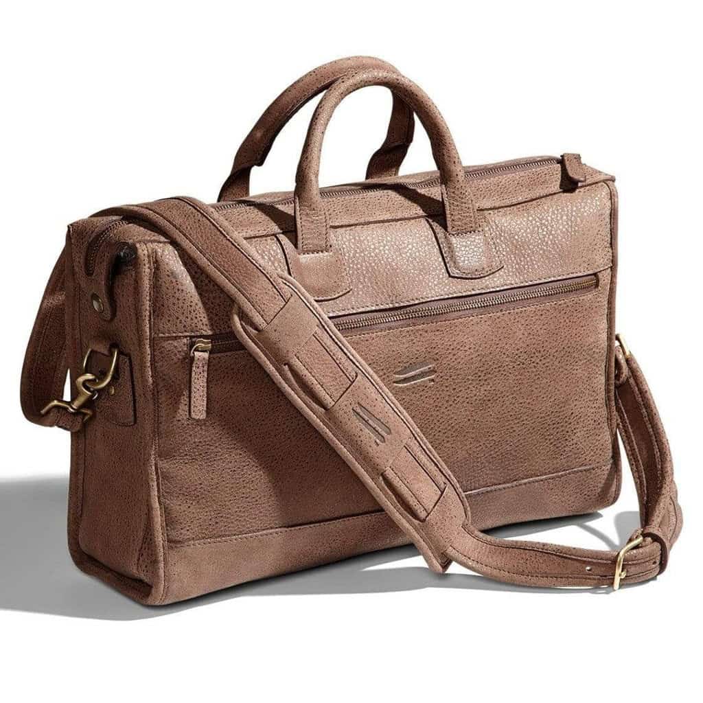 Leather briefcase classic business - The Wright Brothers USA