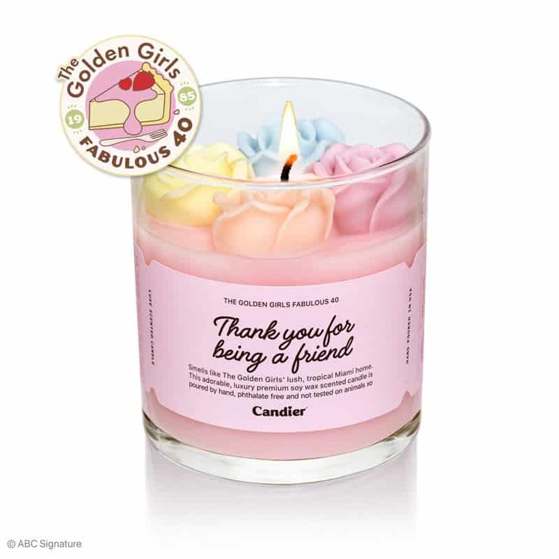 Golden Girls Candle | Candier Flower Candle & floral scents