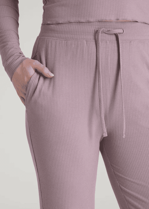 Ribbed Flare Pants for Tall Women American Tall